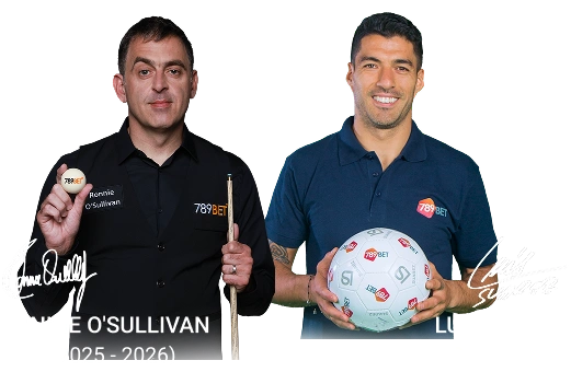 Ronnie O Ronnie O'Sullivan và Luis Suárez – Đại Sứ Thương Hiệu Chính Thức 789BET 2025-2026